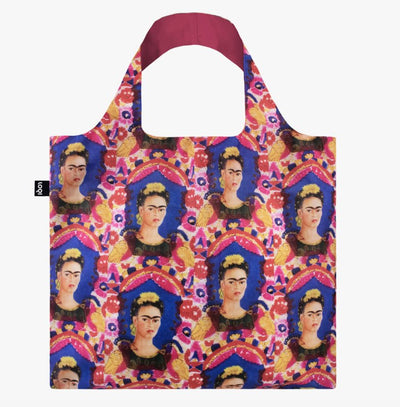 Frida Kahlo The Frame Recycled Bag Apparel & Accessories - Tote Bags Sarut  Paper Skyscraper Gift Shop Charlotte