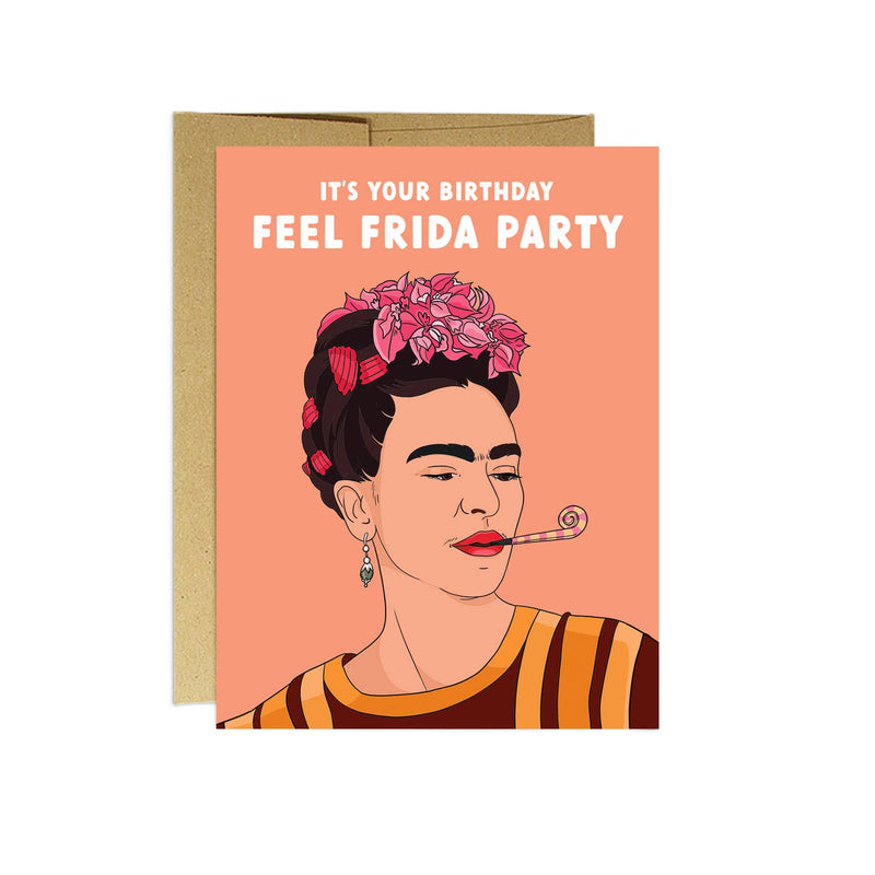 Frida Party | Birthday Card Cards Party Mountain Paper co.  Paper Skyscraper Gift Shop Charlotte