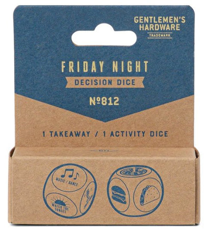 Friday Night Decision Dice Adult Games Gentlemen's Hardware  Paper Skyscraper Gift Shop Charlotte