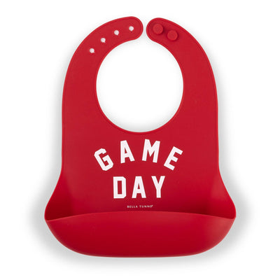 Game Day Wonder Bib: Red  Bella Tunno  Paper Skyscraper Gift Shop Charlotte