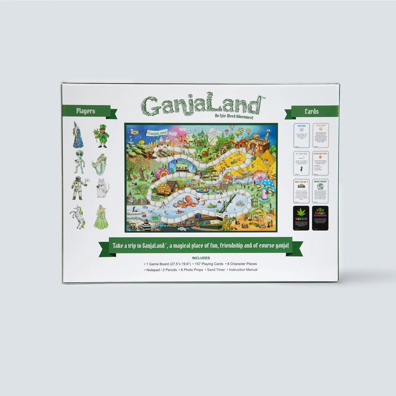 Ganjaland Board Game Adult Games Relatable Games  Paper Skyscraper Gift Shop Charlotte