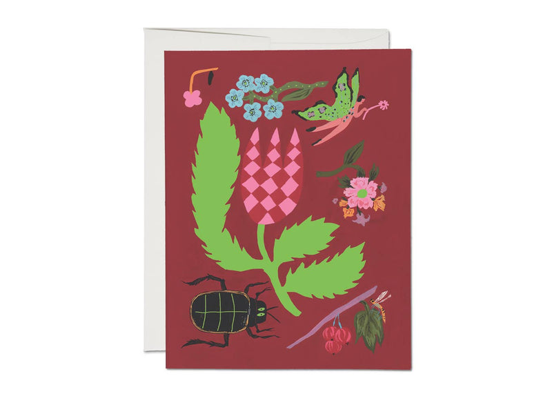 Garden Fairy everyday greeting card: Singles Cards Red Cap Cards  Paper Skyscraper Gift Shop Charlotte