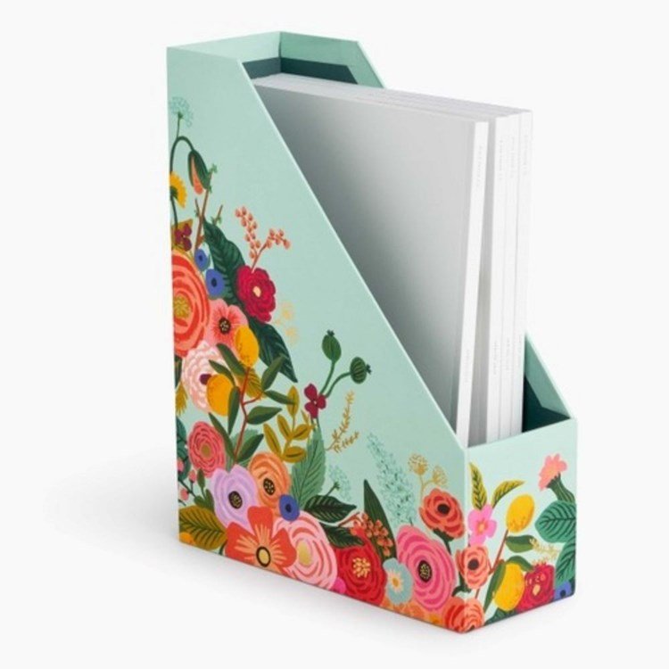 Garden Party Magazine Holder Home Decor Rifle Paper Co  Paper Skyscraper Gift Shop Charlotte