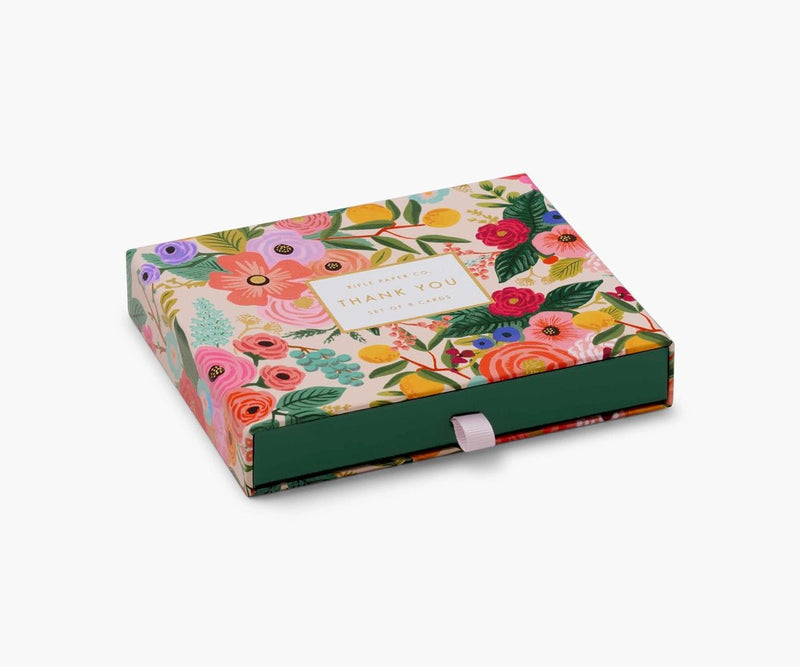 Garden Party Thank You Keepsake Card Box  Rifle Paper Co  Paper Skyscraper Gift Shop Charlotte