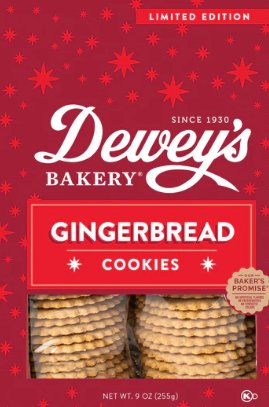 Gingerbread Moravian Cookie | 9oz Christmas Salem Baking Company  Paper Skyscraper Gift Shop Charlotte