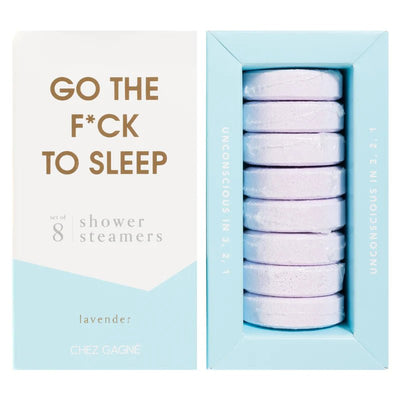 Go the Fuck to Sleep Shower Steamers Soap Chez Gagné  Paper Skyscraper Gift Shop Charlotte