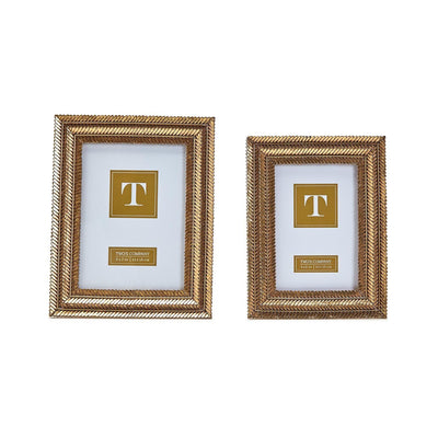 Gold Fern 4x6 Frame Home Decor Two's Company  Paper Skyscraper Gift Shop Charlotte