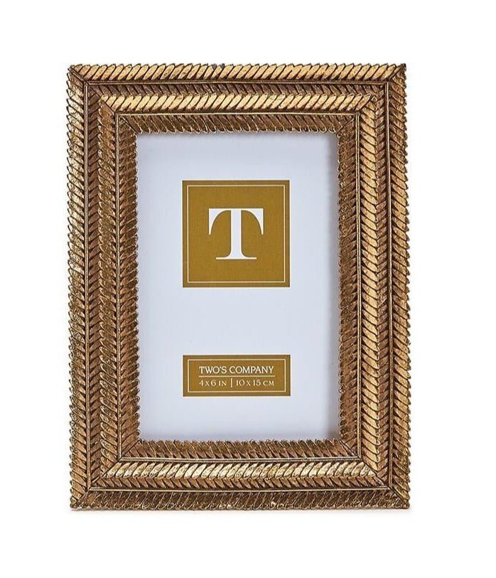 Gold Fern 4x6 Frame Home Decor Two&