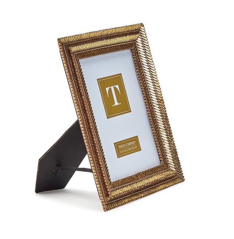 Gold Fern 5x7 Frame Home Decor Two&