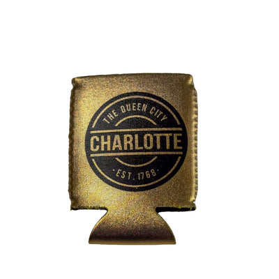 Gold Koozie Charlotte Barware Anna Gelbach  Paper Skyscraper Gift Shop Charlotte