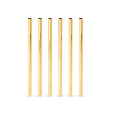 Gold Lowball Straw Set Barware True Fabrications  Paper Skyscraper Gift Shop Charlotte