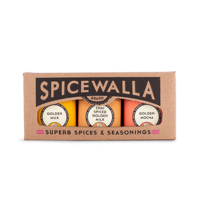 Golden Milk Gift Collection 3 Pack  Spicewalla  Paper Skyscraper Gift Shop Charlotte