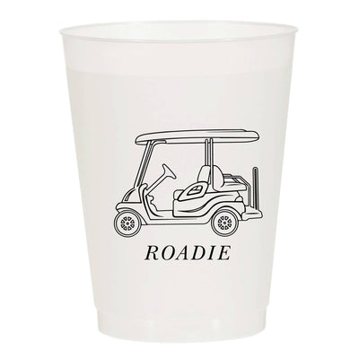 Golf Cart Roadie Masters To Go Reusable Cup - Set of 10 Cups  Sip Hip Hooray  Paper Skyscraper Gift Shop Charlotte