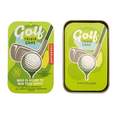 Golf Trivia Game Sports Kikkerland  Paper Skyscraper Gift Shop Charlotte