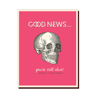 GOOD NEWS | Birthday Card Cards OffensiveDelightful  Paper Skyscraper Gift Shop Charlotte