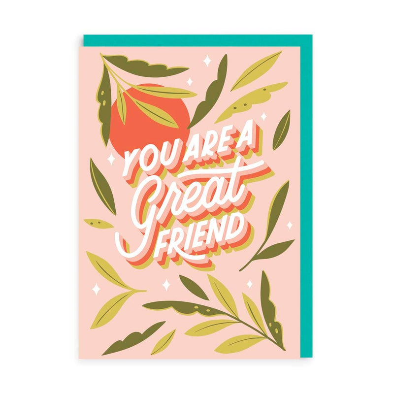 Great Friend | Love and Friendship Card Cards Ohh Deer  Paper Skyscraper Gift Shop Charlotte