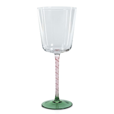 Green + Pink | Vicenza Red Wine Glass Drinkware Zodax  Paper Skyscraper Gift Shop Charlotte