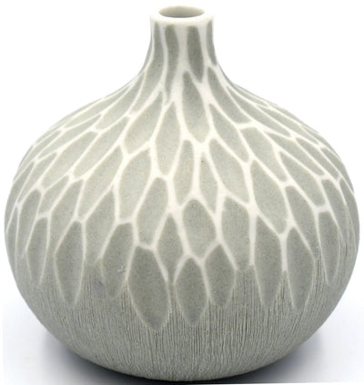 GREY Congo Tiny L - W69 Grey Porcelain Bud Vase Vases & Planters Art Floral Trading  Paper Skyscraper Gift Shop Charlotte