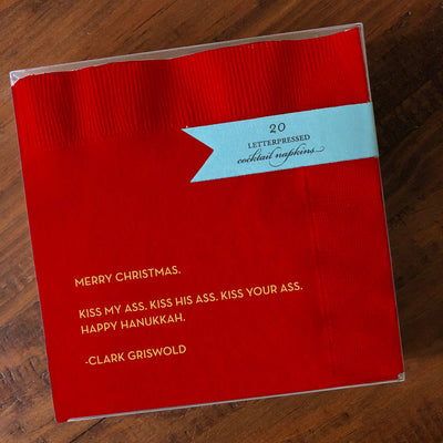 Griswold Napkin Red - Set of 20 Party - Napkins Alice-Louise Press Paper Skyscraper Gift Shop Charlotte