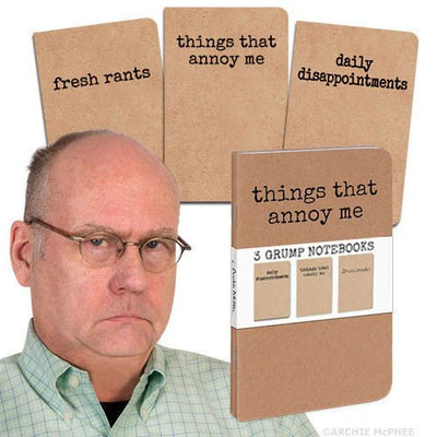 Grump Notebooks Jokes & Novelty Accoutrements  Paper Skyscraper Gift Shop Charlotte