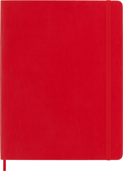 Ruled | Red | Soft Cover | XL Notebook BOOK Moleskin  Paper Skyscraper Gift Shop Charlotte