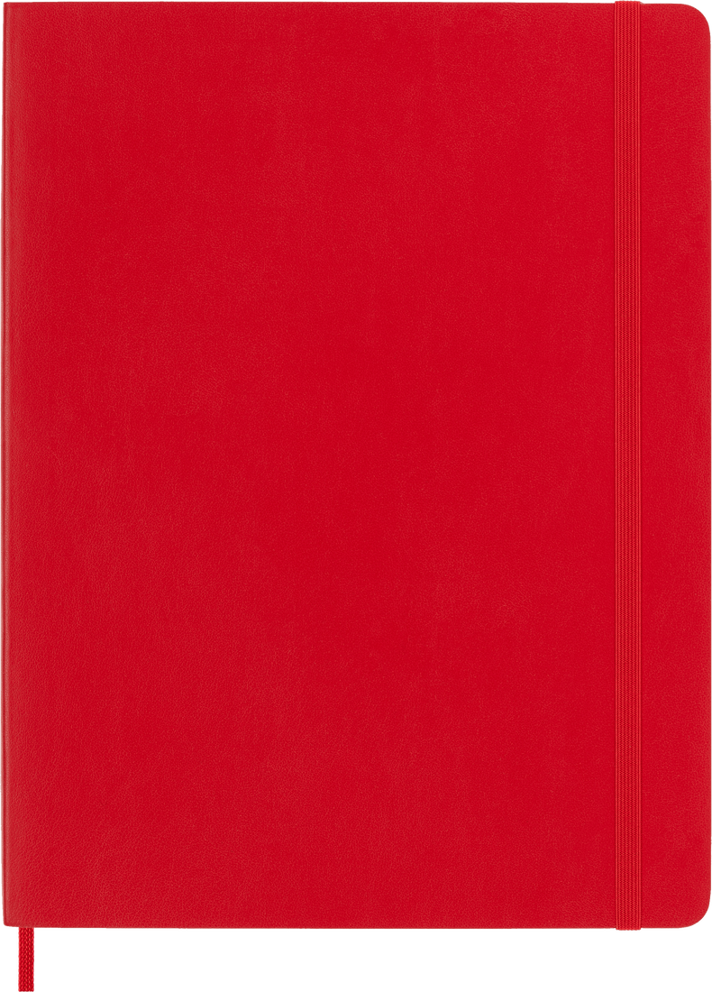 Ruled | Red | Soft Cover | XL Notebook BOOK Moleskin  Paper Skyscraper Gift Shop Charlotte