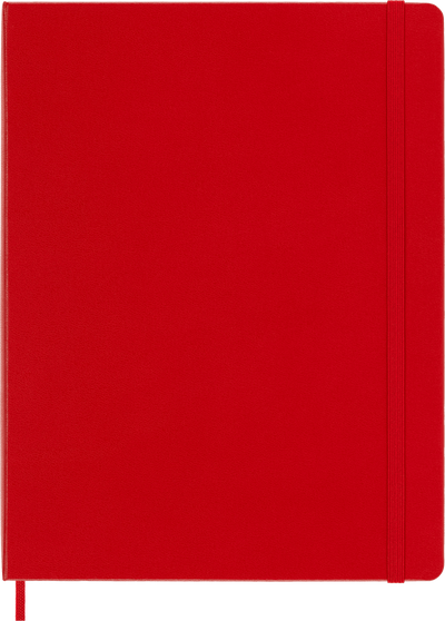 Ruled | Red | Hard Cover | XL Notebook BOOK Moleskin  Paper Skyscraper Gift Shop Charlotte
