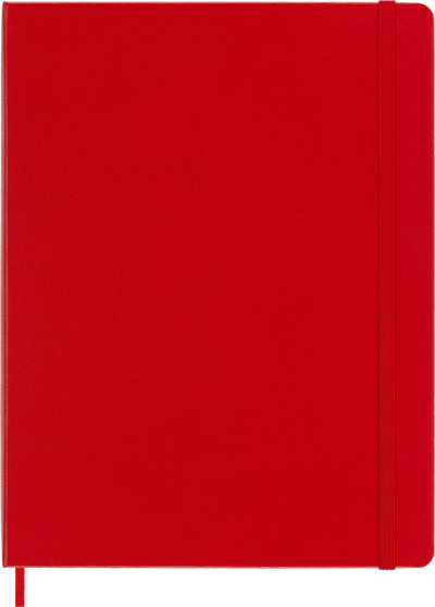 Plain | Red | Hard Cover | XL Notebook BOOK Moleskin  Paper Skyscraper Gift Shop Charlotte