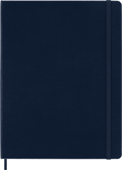 Ruled | Blue Sapphire | Hard Cover | XL Notebook BOOK Moleskin  Paper Skyscraper Gift Shop Charlotte