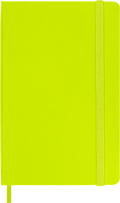 Ruled | Lemon Green | Hard Cover | Pocket Notebook Notebooks Moleskin  Paper Skyscraper Gift Shop Charlotte