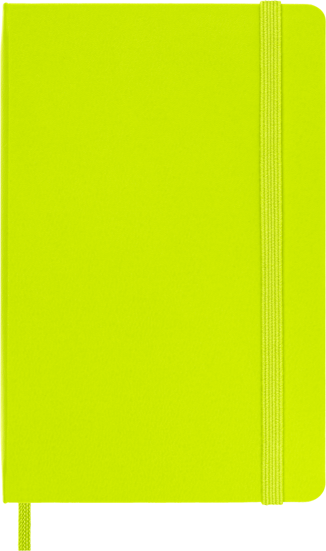 Ruled | Lemon Green | Hard Cover | Pocket Notebook Notebooks Moleskin  Paper Skyscraper Gift Shop Charlotte