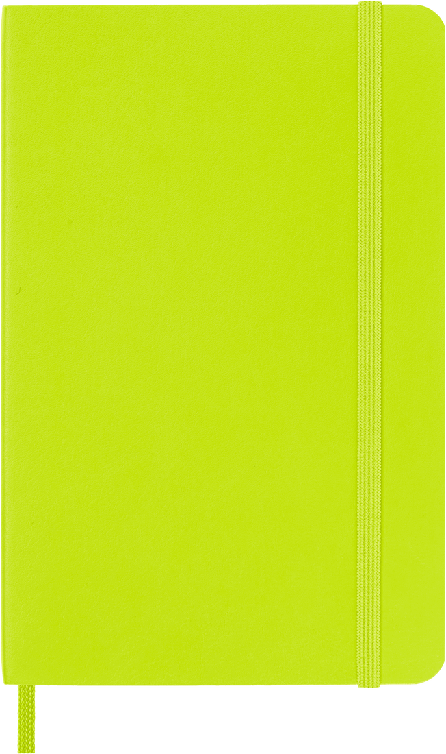 Ruled | Lemon Green | Soft Cover | Pocket Notebook BOOK Moleskin  Paper Skyscraper Gift Shop Charlotte