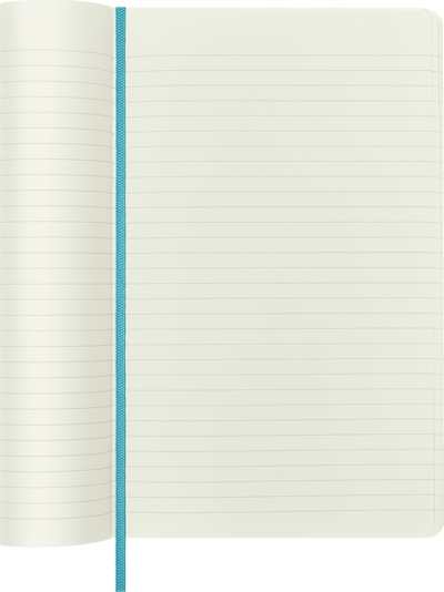 Ruled | Reef Blue | Soft cover | Large Notebook BOOK Moleskin  Paper Skyscraper Gift Shop Charlotte