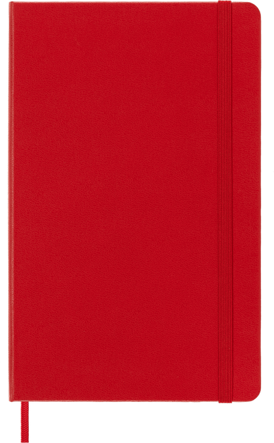 Ruled | Red | Hard Cover | Large Notebook BOOK Moleskin  Paper Skyscraper Gift Shop Charlotte