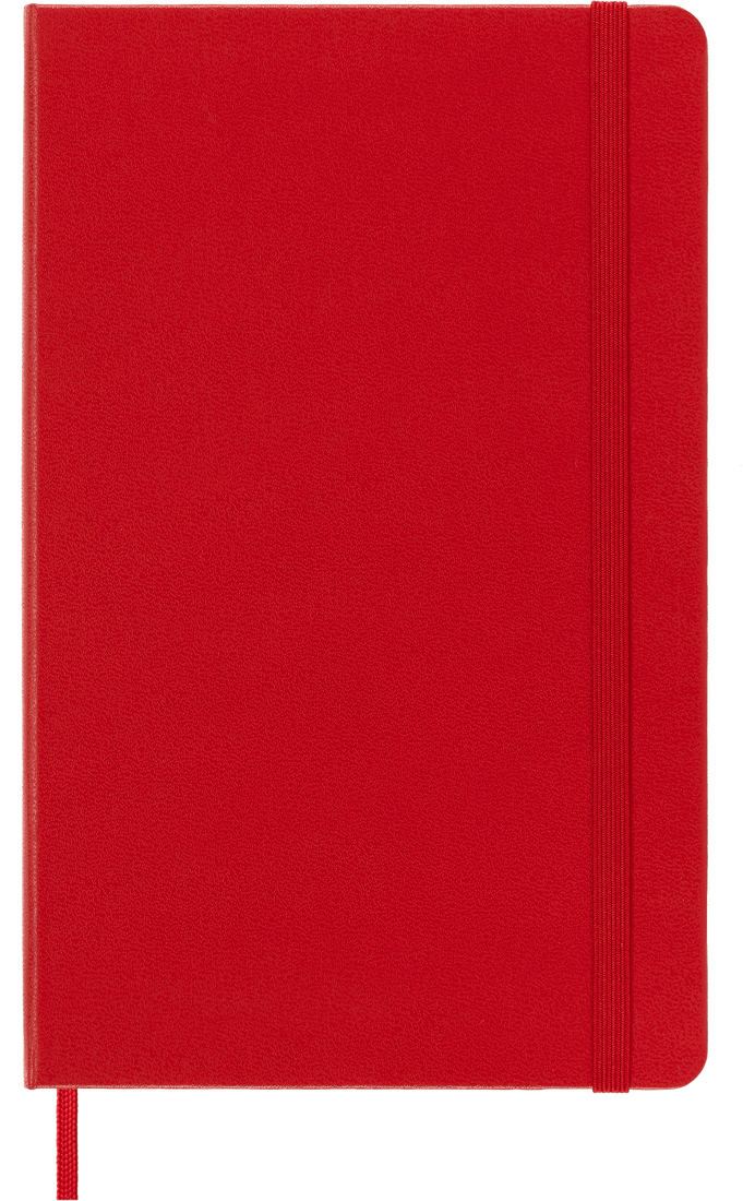 Squared | Red | Hard Cover | Large Notebook BOOK Moleskin  Paper Skyscraper Gift Shop Charlotte