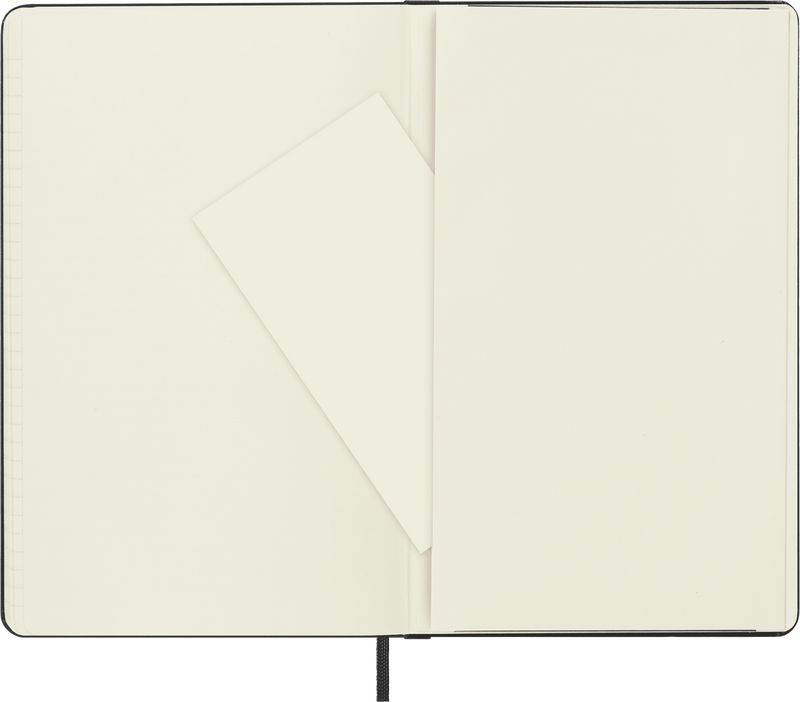 Ruled | Black | Hard Cover | Large Notebook BOOK Moleskin  Paper Skyscraper Gift Shop Charlotte