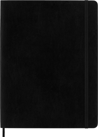 Plain | Black | Soft Cover | XL Notebook BOOK Moleskin  Paper Skyscraper Gift Shop Charlotte