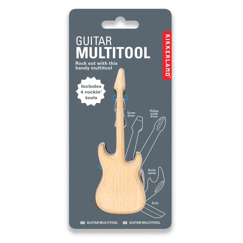 Guitar Multitool Tools Kikkerland  Paper Skyscraper Gift Shop Charlotte