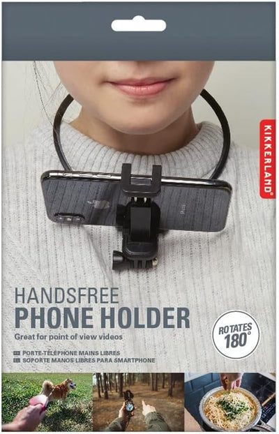 Hands Free Neck Phone Holder (for filming)  Kikkerland  Paper Skyscraper Gift Shop Charlotte