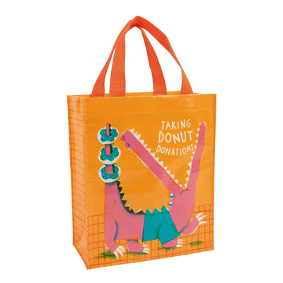 Handy Tote | Donut Donations Tote Bags Blue Q  Paper Skyscraper Gift Shop Charlotte