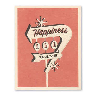 Happiness All Ways | Birthday Card Cards Love Muchly  Paper Skyscraper Gift Shop Charlotte