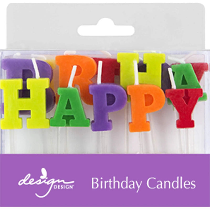 Happy Birthday Letters Candles Partyware Design Design  Paper Skyscraper Gift Shop Charlotte