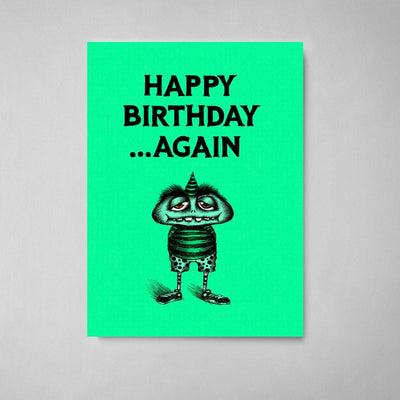 Happy Birthday...Again | Birthday Card Cards Bald Guy Greetings  Paper Skyscraper Gift Shop Charlotte