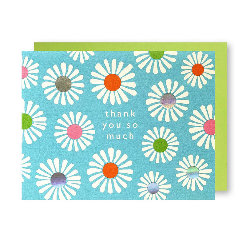 Happy Daisies  Thank You Cards (boxed set of 8) Cards J.Falkner Cards  Paper Skyscraper Gift Shop Charlotte