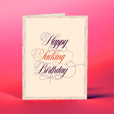 HAPPY F BIRTHDAY | Birthday Card Cards OffensiveDelightful  Paper Skyscraper Gift Shop Charlotte