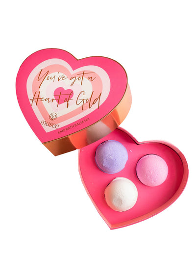 Heart of Gold Mini Balm Set Beauty + Wellness Musee Bath  Paper Skyscraper Gift Shop Charlotte