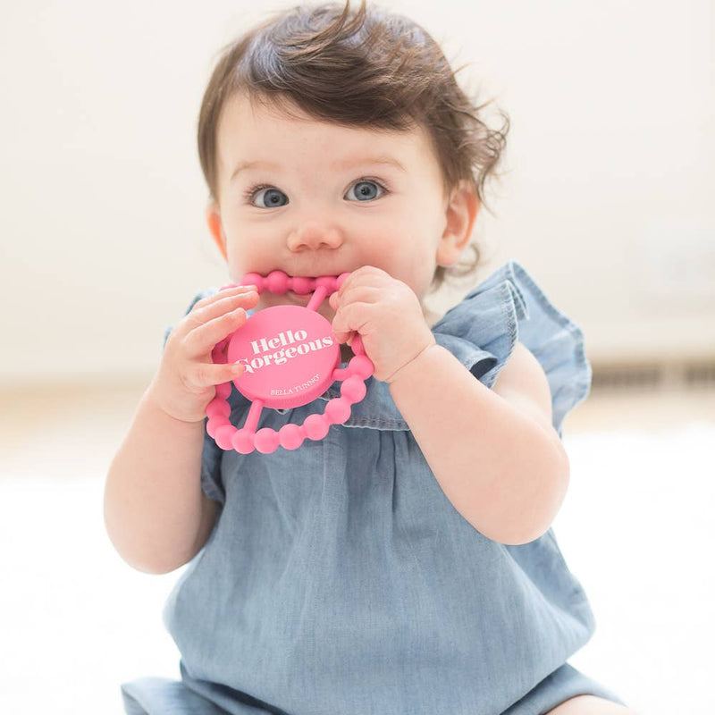 Hello Gorgeous Happy Teether  Bella Tunno  Paper Skyscraper Gift Shop Charlotte