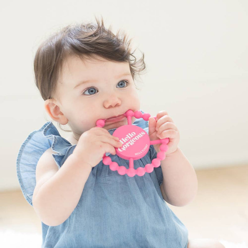 Hello Gorgeous Happy Teether  Bella Tunno  Paper Skyscraper Gift Shop Charlotte