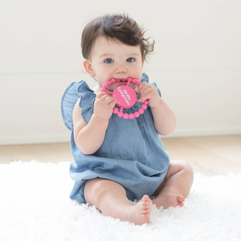 Hello Gorgeous Happy Teether  Bella Tunno  Paper Skyscraper Gift Shop Charlotte