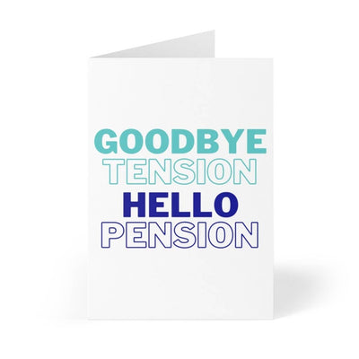 Hello Pension Funny Retirement Card  R is for Robo  Paper Skyscraper Gift Shop Charlotte